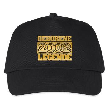 2002 - Kinder Basecap - Schwarz - Vorne