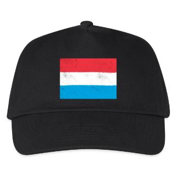 Flag of Luxembourg - Kids’ Baseball Cap - black - Front