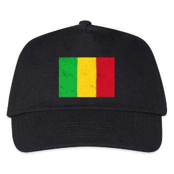 Drapeau du Mali - Casquette de baseball Enfant - noir - Devant