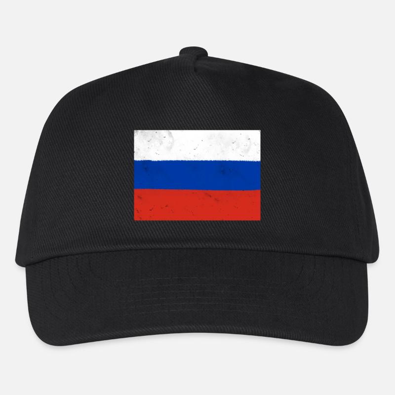 Drapeau de la Russie - Casquette de baseball Enfant - noir