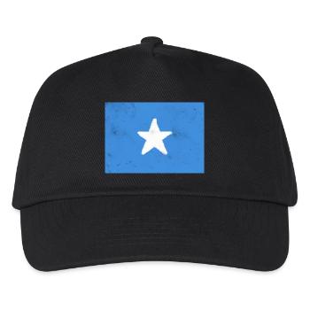 Flagge von Somalia - Kinder Basecap - Schwarz - Vorne