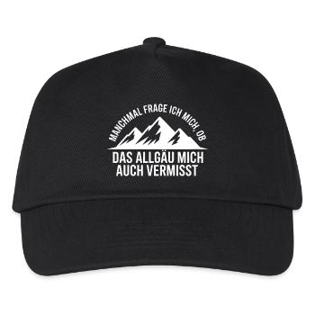 Je me demande si l’Allgäu ne me manque pas ! - Casquette de baseball Enfant - noir - Devant