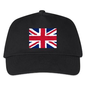 Flag of the United Kingdom - Kids’ Baseball Cap - black - Front
