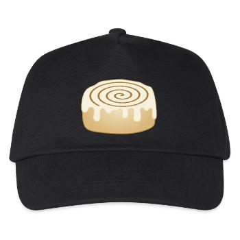 cinnamon roll - Kids’ Baseball Cap - black - Front