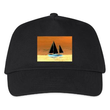 Ho-Boot - Kinder Basecap - Schwarz - Vorne