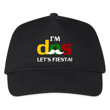 I'm Dos Let's Fiesta - Kinder Basecap - Schwarz - Vorne