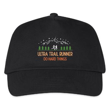 Ultra Trail Runner - Do Hard Things - Kids’ Baseball Cap - black - Front