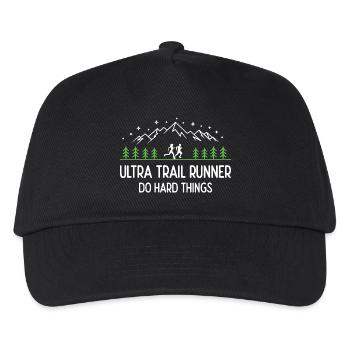 Ultra Trail Runner - Do Hard Things - Kids’ Baseball Cap - black - Front