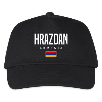 Hrazdan Armenien - Kinder Basecap - Schwarz - Vorne