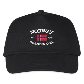 Norway - Norge - Norwegen - Scandinavia - 1905 - Kids’ Baseball Cap - black - Front