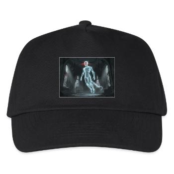 Digital ghost in the haunted house - Kids’ Baseball Cap - black - Front