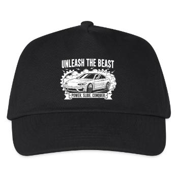 Unleash the Beast - Kids’ Baseball Cap - black - Front