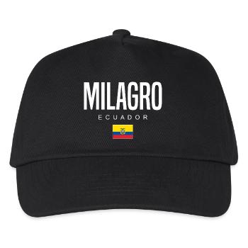 Milagro Ecuador Ecuadorian - Kids’ Baseball Cap - black - Front