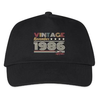 November 1986 - Kids’ Baseball Cap - black - Front