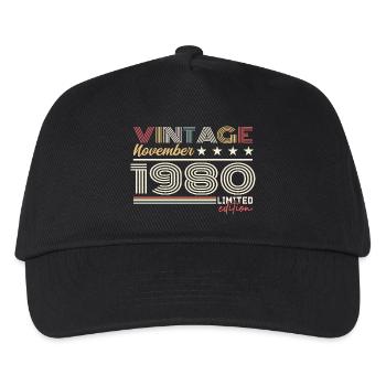 November 1980 - Kids’ Baseball Cap - black - Front