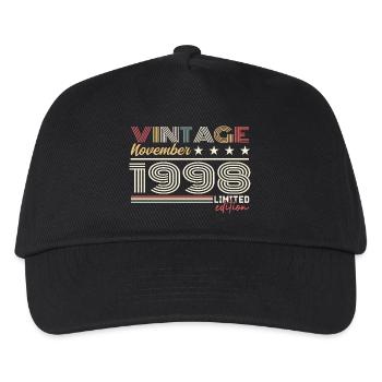 November 1998 - Kids’ Baseball Cap - black - Front