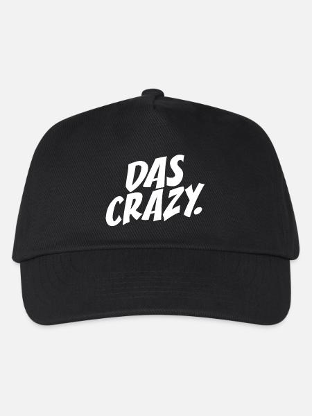 Das Crazy Jugendsprache Insider Meme Cool Verrückt - Kinder Basecap - Schwarz