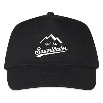 Sauerland T-Shirt – Pride, Humor & Love of Homeland - Kids’ Baseball Cap - black - Front