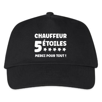 5 star driver thank you for everything - Kids’ Baseball Cap - black - Front