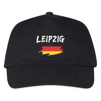 Leipzig Allemagne Drapeau - Casquette de baseball Enfant - noir - Devant