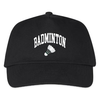 Badminton - Kinder Basecap - Schwarz - Vorne