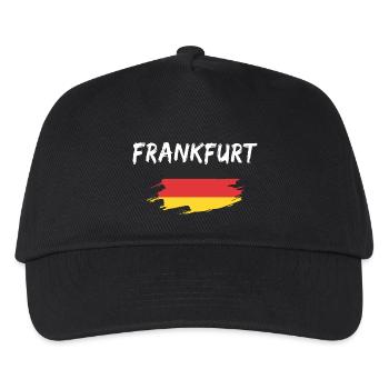 Frankfurt Germany Flag - Kids’ Baseball Cap - black - Front