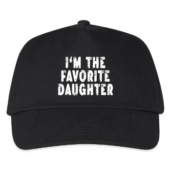 Favoriten Geschenke & mehr Ich bin die Lieblingstochter - Kinder Basecap - Schwarz - Vorne