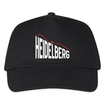 Heidelberg - Kinder Basecap - Schwarz - Vorne