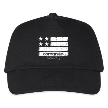 Flag Strokes mit NYC - Kinder Basecap - Schwarz - Vorne