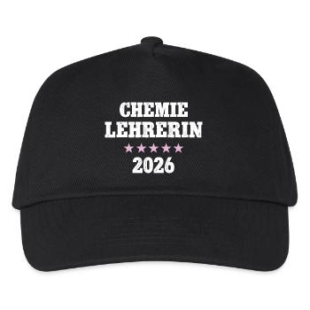 Chemie Lehrerin 2026 Beruf Chemielehrer Chemikerin - Kinder Basecap - Schwarz - Vorne