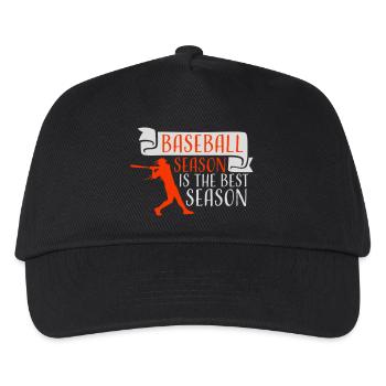 Baseball Season Is The Best Season Fan Game Sports - Kids’ Baseball Cap - black - Front