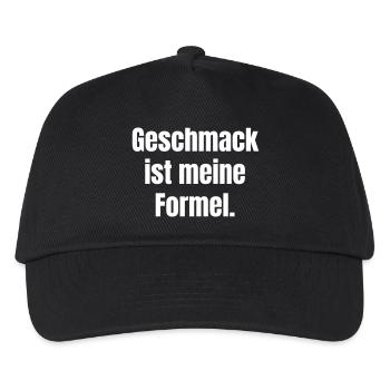 Le goût est ma formule - Casquette de baseball Enfant - noir - Devant