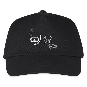 Scuba diving - gift idea - Kids’ Baseball Cap - black - Front