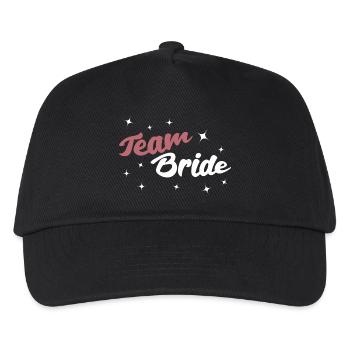 Team Bride - Kinder Basecap - Schwarz - Vorne