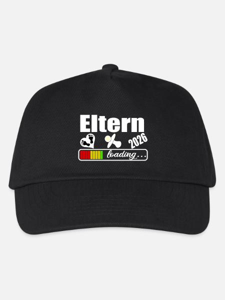 Eltern 2026 - Kinder Basecap - Schwarz