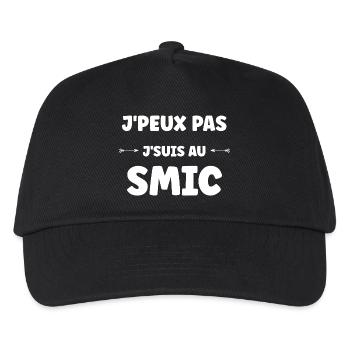 I can't, I'm on the minimum wage - Kids’ Baseball Cap - black - Front