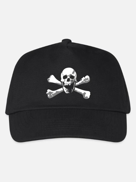 Skull & Bones - Kinder Basecap - Schwarz