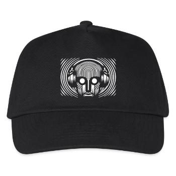 Disc jockey - Kids’ Baseball Cap - black - Front