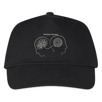 Mindset Matters: Thought Nodes - Kids’ Baseball Cap - black - Front