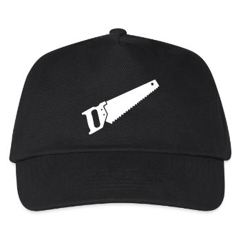 Scie à la main Queue de renard Bois propre - Casquette de baseball Enfant - noir - Devant