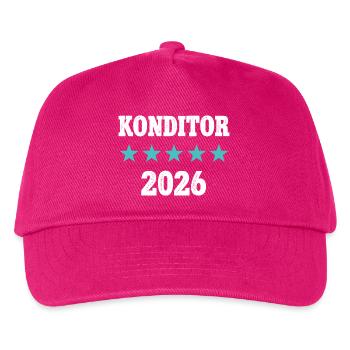 Confectioner 2026 Apprenticeship Exam Master Apprentice - Kids’ Baseball Cap - fuchsia - Front
