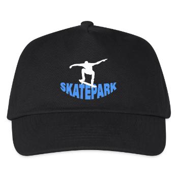 SKATEPARK - Kinder Basecap - Schwarz - Vorne