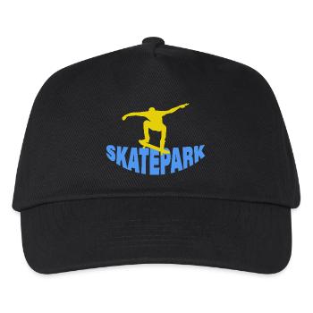 SKATEPARK - Kinder Basecap - Schwarz - Vorne