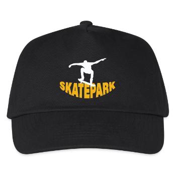 SKATEPARK - Kinder Basecap - Schwarz - Vorne