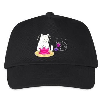 Artisan Cat Life – From Wheel to Tea - Kids’ Baseball Cap - black - Front