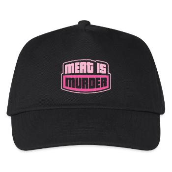 Déclaration végétalienne - Casquette de baseball Enfant - noir - Devant
