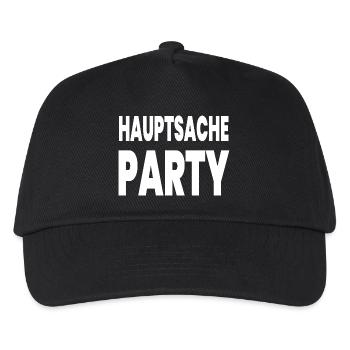 Party - Kinder Basecap - Schwarz - Vorne