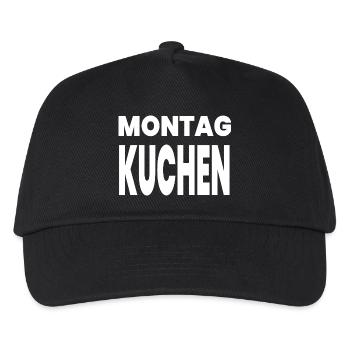 Kuchen - Kinder Basecap - Schwarz - Vorne