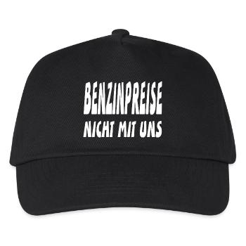 Benzin - Kinder Basecap - Schwarz - Vorne