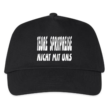 Benzin - Kinder Basecap - Schwarz - Vorne